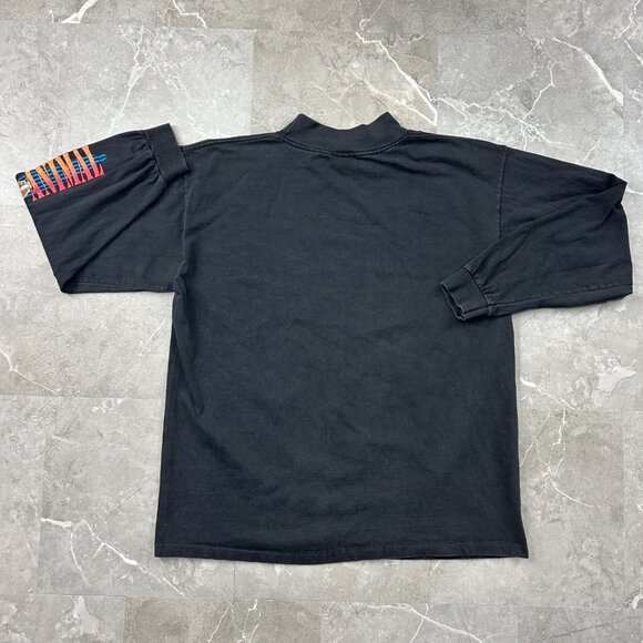 90s Vintage Harley Davidson Graphic Tee Mens XL Long Sleeve Looney Tunes USA - Picture 2 of 13